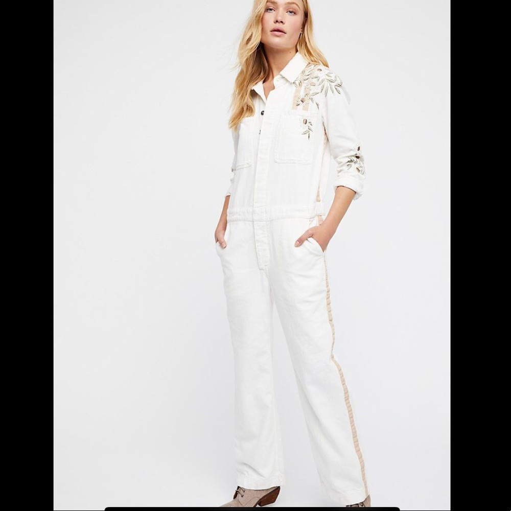 Free People Embellished Jumpsuit